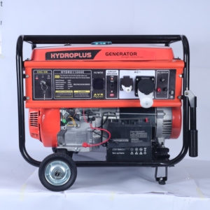 HYDROPLUS INTERNATIONAL 11000W <b>GASOLINE</b> <b>GENERATOR</b> 19HP 400V PORTABLE POWER ELECTRIC START MAX OUTPUT MULTIPLE USE MPPT PURE SINE - Product Image 2