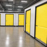 Unités de stockage modernes préfabriquées en acier, casiers modulaires à verrouillage, entrepôt sécurisé, garantie 1 an, Chine Zhejiang
