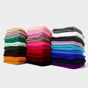 Gorros de punto cálidos de invierno al por mayor, gorros de punto personalizados con puño, gorros de punto con bordado. - Product Image 5