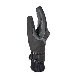 Guantes de moto eléctricos impermeables de cuero de fibra de carbono de alta calidad para deportes al aire libre de invierno para hombres - Product Image 4