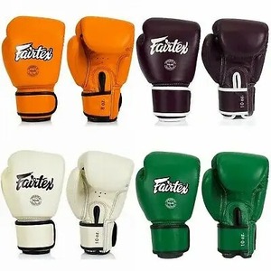 Guantes de Boxeo Fairtex de Cuero con Diseño Personalizado, OEM de Alta Calidad, Ajustables, para Entrenamiento Profesional de MMA, con Cordones, para Exteriores - Product Image 6