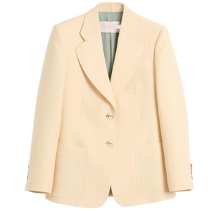 In Stock <b>Spring</b> Summer <b>Women</b> Office Wear Slim Fit Blazer Double Button Long Sleeve Waisted Solid Color Ladies Sorority <b>Jacket</b> - Product Image 1