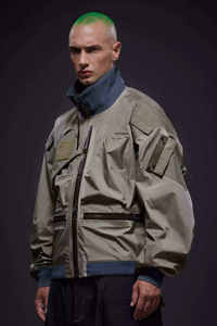 Premium Waterproof Techwear <b>Jacket</b> Men's Cyberpunk Tactical Windbreaker Urban Streetwear Multi-pocket Functional Utility Coat - Product Image 2