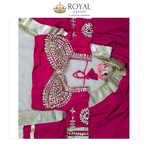 Fournisseur indien vendant des vêtements indiens pour femmes au design élégant et tendance, sari en georgette douce avec dentelle à sequins pour mariage - Product Image 4