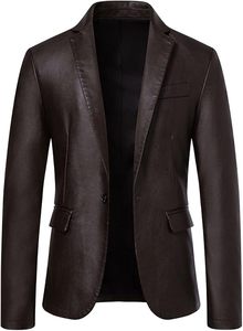 Wholesale Designer Men Genuine Coat for Men Fashion Style Brown Soft <b>Leather</b> Coat Soft <b>Leather</b> Coat for Men - Product Image 2