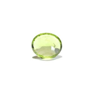 5.9 Carat Premium Peridot Loose Gemstone Oval Faceted Cut for Fine Jewelry - Product Image 2
