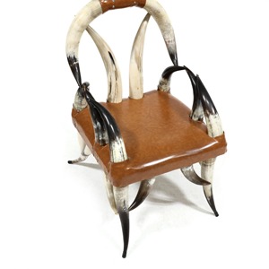 Modern Buffalo Horn <b>Dining</b> <b>Chair</b> Handmade Wooden Seating <b>Chair</b> Luxury Restaurant Furniture Decorative Horn - Product Image 6
