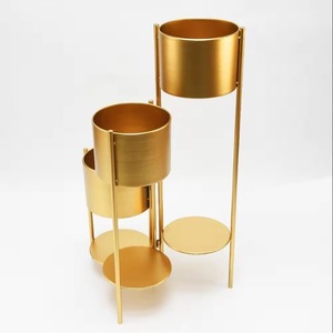 Macetas Metálicas de Alta Calidad con Diseño Floral, Ideales para Decoración de Interiores y Exteriores, para Exportación - Product Image 2