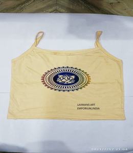 Lady's INS Style Tie-Dye Tank Tops Impreso Tejido y tejido de punto transpirable Tamaño libre Ropa de longitud corta - Product Image 5