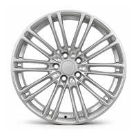 Jantes forgées multi-rayons en maille de 18 à 22 pouces, jantes de roue argentées 5x112 5x114.3 Monoblock VIW-233 pour BMW Audi Mercedes-Benz