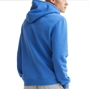 เสื้อฮู้ดผู้ชายผ้าคอตตอนผสมสีพื้น ระบายอากาศได้ดี ราคาดีที่สุดสำหรับฤดูใบไม้ร่วง พร้อมโลโก้สั่งทำ เป็นมิตรต่อสิ่งแวดล้อม ผลิตในประเทศปากีสถาน - Product Image 4