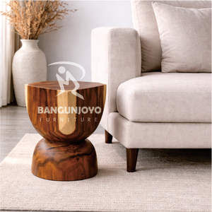 Tabouret Minimaliste Ajustable en Bois Massif Écologique et Durable pour Salon avec Design Personnalisable - Product Image 4