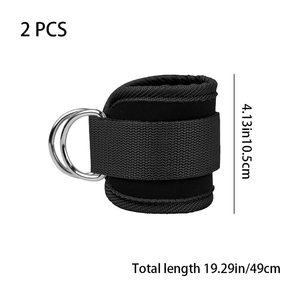 Sangle de musculation personnalisée pour cheville, fabriquée au Pakistan, nouvel équipement de gym, sangles de cheville - Product Image 5