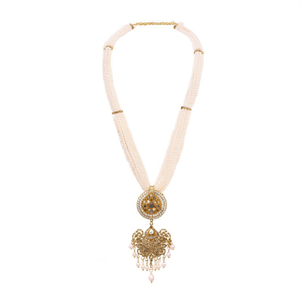 Ensemble de bijoux fins Heritage 10575577WH, collier de perles d'eau douce Pota Stone, plaqué or, pour les festivals, les mariages ou les cadeaux - Product Image 2