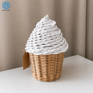 New Arrival Handmade Rattan Ice Cream Gergean <b>Box</b> <b>Ramadan</b> <b>Gift</b> <b>Box</b> Wholesale Factory Supplier Vietnam Handicraft - Product Image 1