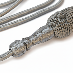 Handmade Custom Comfortable Ceremonial Sword Knots | <b>Braided</b> Ribbon & Bullion Wire Uniform <b>Accessories</b> - Product Image 2
