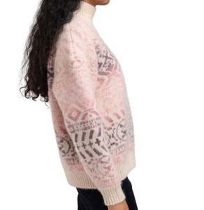 Suéter Clásico de Punto para Mujer - Jersey Otoñal Suave y Transpirable - Jersey Versátil de Manga Larga de Color Sólido para Mujer - Product Image 2