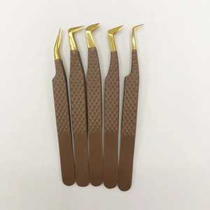 Juego de Pinzas Profesionales de Acero Inoxidable para Extensión de Pestañas, 8 Piezas, Herramientas de Precisión para Artistas de Volumen de Pestañas - Product Image 3