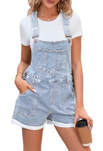 Mono de mezclilla reflectante de diseño moderno para mujer, ajustado, ligero, cómodo, estilo urbano, push-up, para fitness - Product Image 5