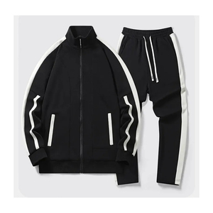 Ensemble survêtement homme personnalisé coupe classique en molleton imprimé de haute qualité pour l'hiver – Sweat-shirt et pantalon de survêtement - Product Image 3