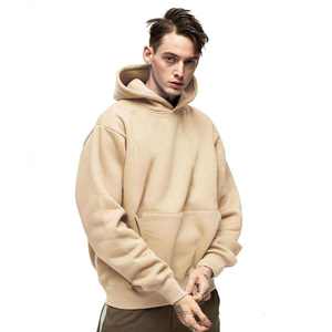 Mens <b>Zip</b> Up Hoodie Soft Cotton Fleece Sweatshirt Custom Embroidered Logo Activewear Streetwear Clothing Manufacturer - Product Image 3