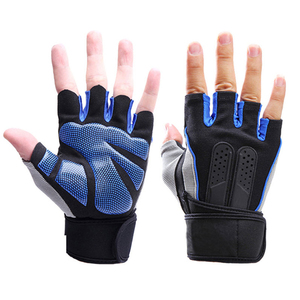 Gants de musculation personnalisés avec logo pour hommes et femmes, en polyester, pour la salle de sport, vente en gros - Product Image 1