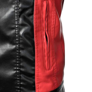 Wholesale New Arrival With Own Logo Premium Quality Motorcycle Biker Stylish Design Leather <b>Jacket</b> For Men Wholesale Price - Product Image 5