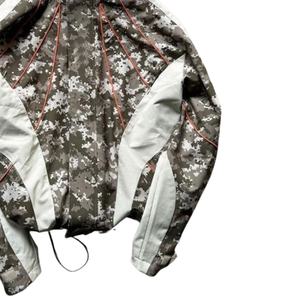 Conjunto de Ropa Urbana Informal de Alta Calidad, Estilo Hip Hop, Impermeable y Cortavientos, con Capucha y Diseño de Patchwork, Venta al Por Mayor - Product Image 2