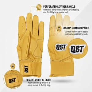 Custom Logo Youth Adult Baseball Batting Gloves Shock Absorption Double Baseball Gloves Baseball <b>Game</b> Gloves Training Gear - Product Image 3