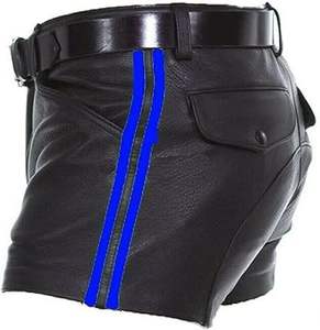 Men Leather Shorts Best Quality Men Leather Shorts Hot Sale Latest High Quality Cowhide Genuine Leather Shorts - Product Image 1