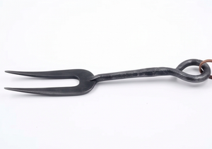 Juego de cubiertos estilo vintage con elegante acabado antiguo, tenedor de acero inoxidable para cenas clásicas, bodas, cocina y decoración de mesa. - Product Image 2