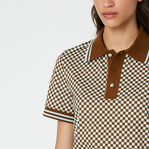 Camisetas Polo Sublimadas Personalizadas de Nuevo Estilo para Mujer en Venta, Servicios OEM de Marca Privada, Camiseta Polo Multicolor para Dama - Product Image 4