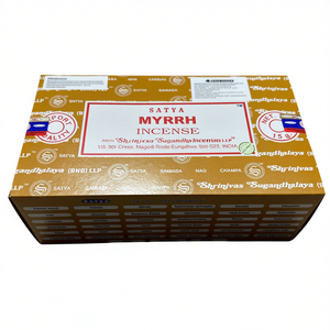 Incenso Satya Mirra 15g Confezione da 12 Fragranza Naturale Premium per Uso Spirituale - Product Image 2
