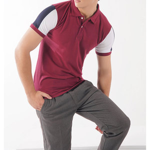 Camisas de Hombre de Punto Sólido de Poliéster/Algodón de Alta Calidad, Diseño Personalizado para Golf - Product Image 4