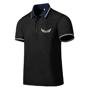 Polos de Punto para Hombre, Corte Regular, Alta Calidad, Estilo Vintage para Golf, Manga Corta, Estampados - Product Image 4