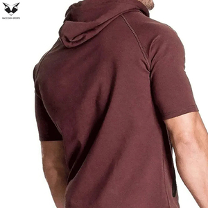 Sudadera Térmica Ajustada de Manga Corta para Gimnasio y Culturismo, Venta al por Mayor, Personalizada, Económica, Sudadera Deportiva de Manga Corta - Product Image 3
