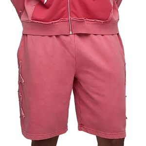 OEM ชุดวอร์มมีฮู้ดแบบสั้นมีซิปสะท้อนแสงสำหรับผู้ชายชุดวอร์มพิมพ์ลายขนาดใหญ่พิเศษสำหรับน้ำหนักมาก - Product Image 5