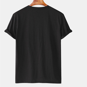Impression de logo personnalisé sur t-shirt unisexe, meilleur matériau, vente en gros, streetwear tendance, jersey 100% coton bio de haute qualité - Product Image 2