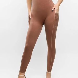 private label women fitness <b>jumpsuit</b> manufacturer pakistan custom branding four way stretch <b>jumpsuit</b> bulk order - Product Image 3