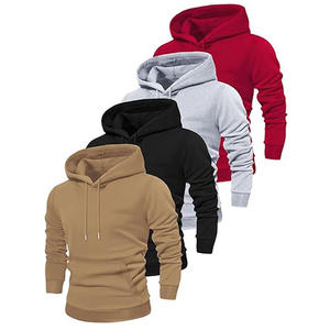 Men Pullover Hoodie Thermal Wholesale Winter ODM Cropped Hoodie Men Digital Printed Heavyweight Double Layer - Product Image 1