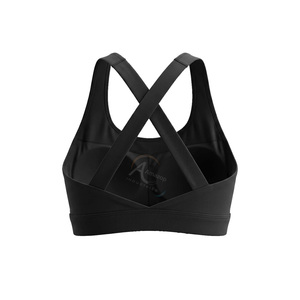 High Quality Women's Plus Size Sports Bra Shockproof Gym Yoga Bra with Adjustable Straps Back Active Wear for Ladies - Product Image 3