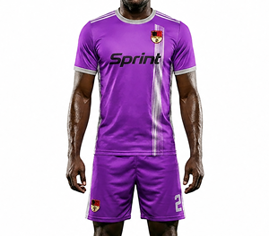 Uniforme de football unisexe de haute qualité, impression par transfert thermique, 100% polyester, couleurs personnalisées, entraînement sportif, vente en gros à bas prix - Product Image 6