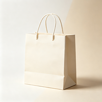 Sacs de shopping en papier kraft de luxe avec logo personnalisé, résistants, écologiques et recyclables |   Sacs cadeaux et sacs pour artisanat en gros