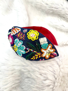 Diademas de Moda con Cuentas Bordadas para Mujer, Diadema de Diseño Personalizado, Diadema Arcoíris, Accesorios para el Cabello de Primavera para Mujer - Product Image 6