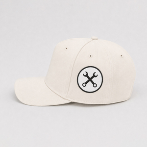 Mechanic Embroidered <b>Baseball</b> <b>Cap</b> Unisex Casual Hat Beige Hand Embroidery Logo Design - Product Image 6