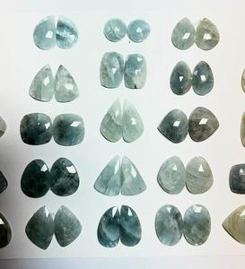 TASBIYA GEMS - Gemas Sueltas de Aguamarina Natural con Corte Rosa y Facetas en un Solo Lado, Certificadas por Terceros, 150 Quilates, para la Elaboración de Joyas - Product Image 6