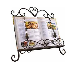 ที่วางหนังสือทำอาหารลวดเหล็กดัดแบบพกพาที่วางหนังสือทำอาหารสำหรับตั้งโต๊ะสำนักงานชั้นวางของในครัวเรือน - Product Image 5