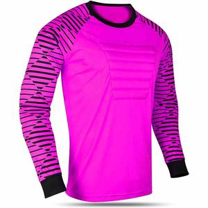 Wholesale Custom Color Printed Sleeve Men <b>Padded</b> Goalkeeper Jersey Set Football Jersey Style <b>Shirt</b> for Men - Product Image 2
