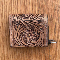 Étuis à Air Pod en cuir gravé Étuis pour écouteurs de voyage personnalisés élégants Étui de protection à Air Pod en cuir de vachette véritable usiné