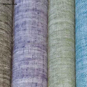 Tela de algodón Khadi tejida a mano de La India patrón teñido suave polar para bolsas de uniformes ropa de cama Textiles para el hogar listo para enviar - Product Image 3